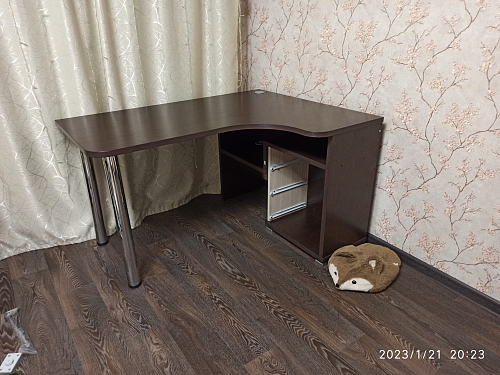 Письменный стол СР-132-130 В-ЛЕВ левый венге фото покупателя 9