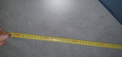 Стол Лота Лофт 120 32 мм бетон / черный матовый фото покупателя 549