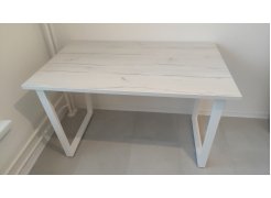 Стол Лота Лофт 140 25 мм юта / белый матовый фото покупателя 981