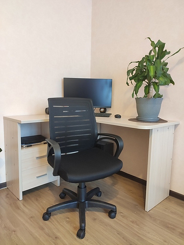 Письменный стол Беланта-Угл 130 БЕ правый белый фото покупателя 3