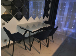 Стул на металлокаркасе Челси светло-серый / черный каркас фото покупателя 150