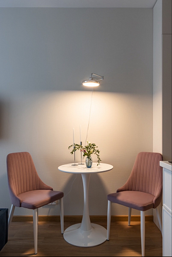 Стул на металлокаркасе Kora light purple / black фото покупателя 341