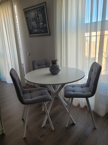 Комплект стульев Чилли 4 шт темно-серый / черный фото покупателя 43