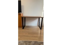 Стол Лота Лофт 140 25 мм черный матовый / бетон фото покупателя 786