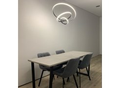 Стол Лота Лофт 140 25 мм черный матовый / бетон фото покупателя 903