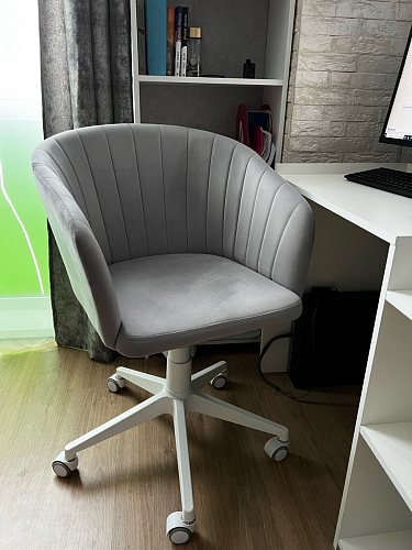 Компьютерное кресло Тибо 01 светло-коричневый / черный фото покупателя 48