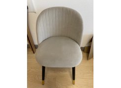 Стул на металлокаркасе Gabi 1 light purple / black фото покупателя 834