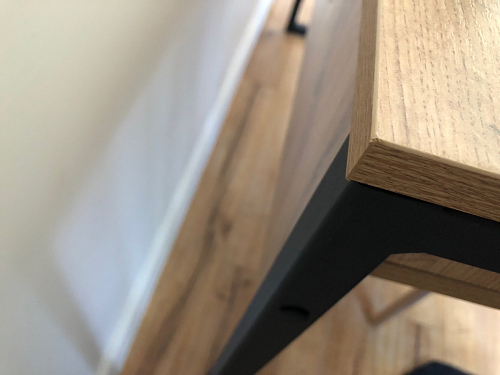 Письменный стол Леон Лофт дуб делано светлый / белый матовый фото покупателя 162