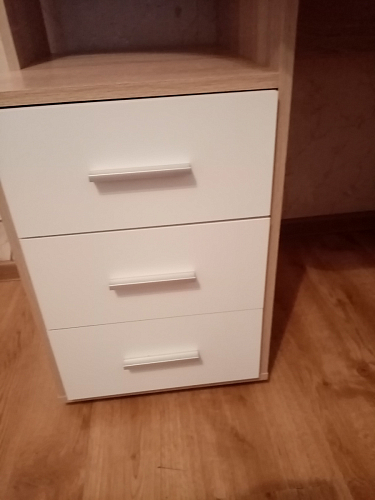 Стол компьютерный КСТ-16 бетон / белый фото покупателя 60