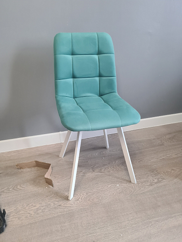 Стул на металлокаркасе Чилли бежевый / белый каркас фото покупателя 568