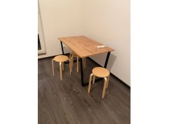 Стол Лота Лофт 140 25 мм черный матовый / бетон фото покупателя 93