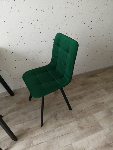 Стул на металлокаркасе Чилли К кирпичный / черный фото покупателя 469