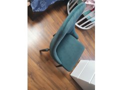 Стул на металлокаркасе Kora 1 light blue / white / black фото покупателя 15