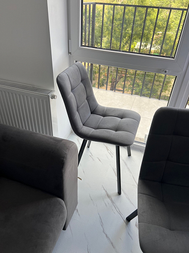 Стул на металлокаркасе Чилли зеленый / белый каркас фото покупателя 369