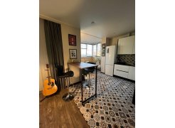 Барная стойка Дилан Лофт 120х60х90 бетон фото покупателя 44