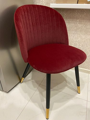 Стул на металлокаркасе Gabi green / black / silver фото покупателя 118