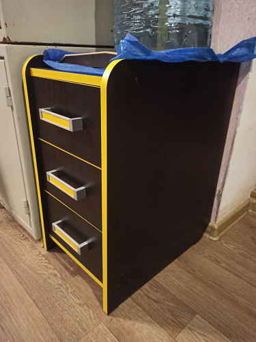 Тумба Ханна черная / красная - Уцененный экземпляр фото покупателя 3