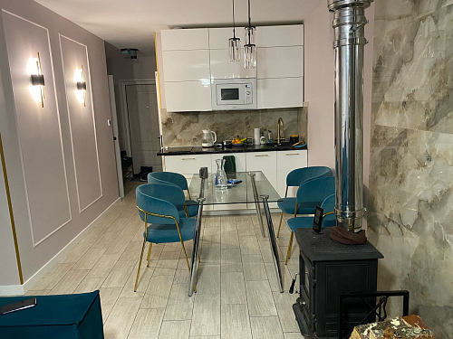 Стул на металлокаркасе Kamelia green / gold фото покупателя 49