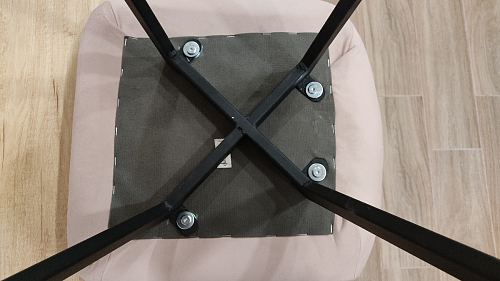 Стул на металлокаркасе Чилли черный / зеленый фото покупателя 1481