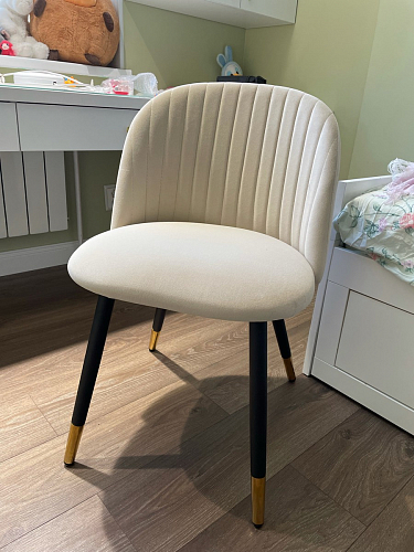 Стул на металлокаркасе Gabi green / black / silver фото покупателя 235