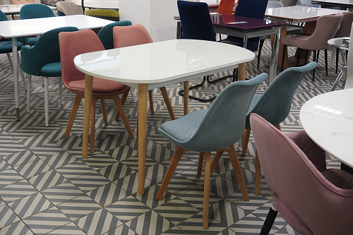 Деревянный стул Bonuss light gray / wood из шоурума 7