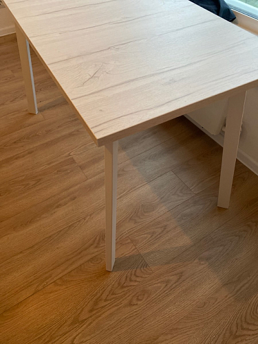 Стол Тринити Лофт 120 32 мм дуб галифакс табако / черный матовый фото покупателя 917