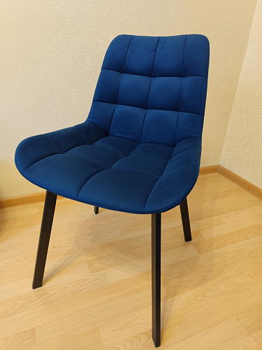 Стул на металлокаркасе Челси велюр коричневый / черный каркас фото покупателя 209