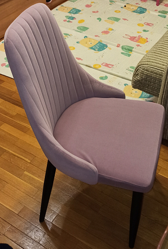 Стул на металлокаркасе Kora green / black фото покупателя 48