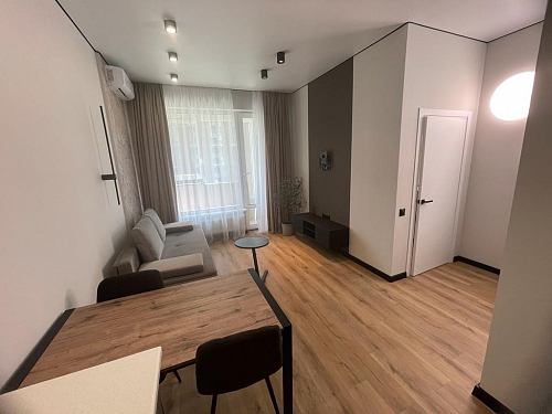 Стол Центавр бетон / графит фото покупателя 34