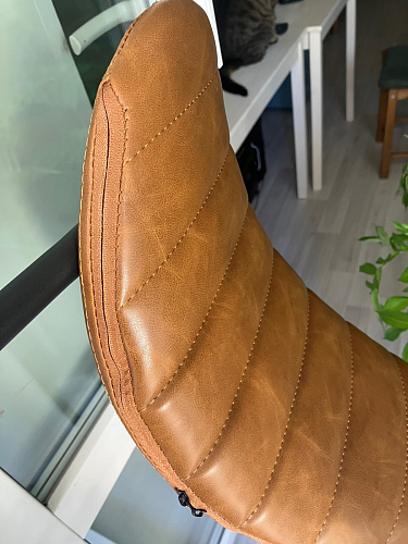 Компьютерное кресло Slim/Слим искусственная кожа grey серый фото покупателя 2