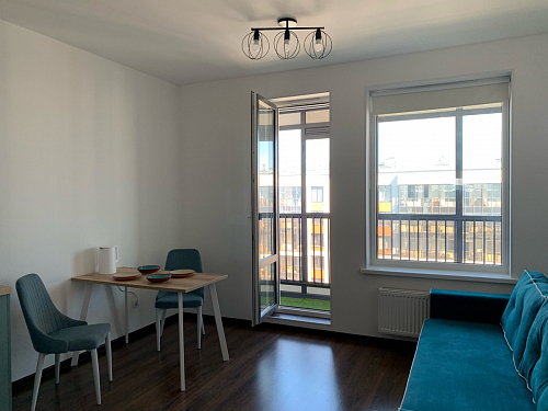 Стул на металлокаркасе Kora light purple / black фото покупателя 44