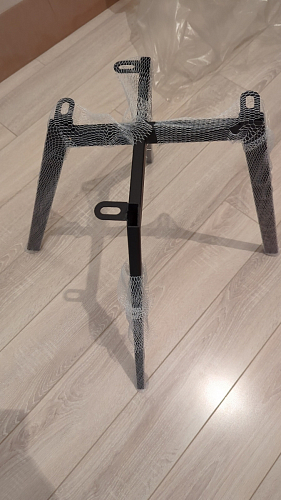 Стул на металлокаркасе Чилли К светло-серый велюр / черный каркас фото покупателя 1112