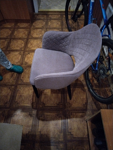 Стул на металлокаркасе Vener light purple фото покупателя 1