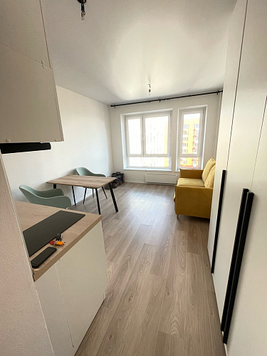 Стол Тринити Лофт 120 32 мм дуб галифакс табако / черный матовый фото покупателя 35