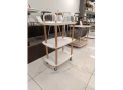 Сервировочный столик Case 56х35х82 white из шоурума 1