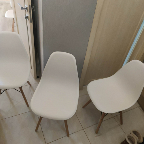 Стул Cindy Eames mod. 001 khaki / natural фото покупателя 94