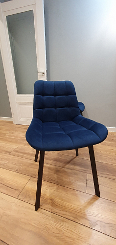 Стул на металлокаркасе Челси К крутящийся бирюзовый / черный фото покупателя 203