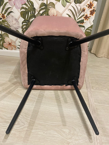 Стул на металлокаркасе Slam розовый фото покупателя 61