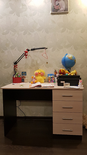 Стол письменный СП4 венге / дуб молочный фото покупателя 1