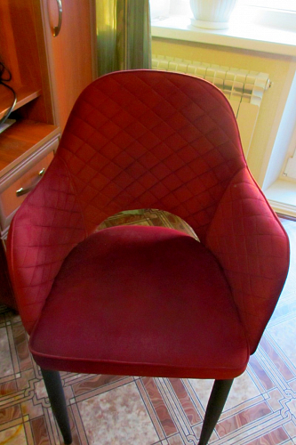 Стул на металлокаркасе Vener wine red фото покупателя 16