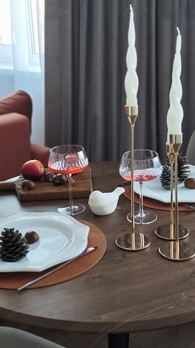 Стол Тулип 90х73 дуб вотан / белый фото покупателя 82