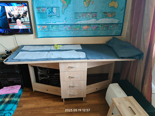 Стол-книжка Глория 606 М с ящиками дуб сонома фото покупателя 8