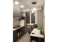 Стол Тринити Лофт 120 32 мм бетон / черный матовый фото покупателя 305