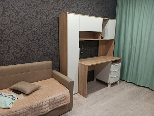 Компьютерный стол Комфорт 12.95 N дуб сонома / сатин фото покупателя 54