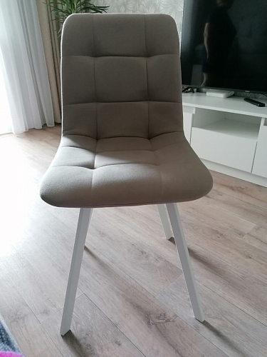 Стул на металлокаркасе Чилли зеленый / белый каркас фото покупателя 396