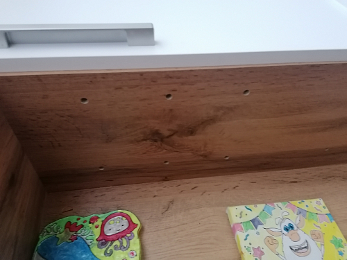 Письменный стол Лайт 03.243 дуб золотой (craft) / белый премиум фото покупателя 85