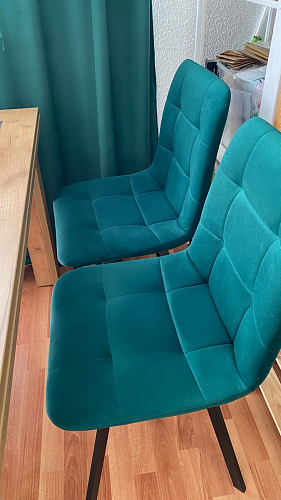 Комплект стульев Чилли 2 шт бежевый / черный фото покупателя 155