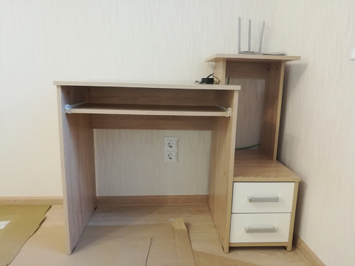 Компьютерный стол Джаз-24 левый венге фото покупателя 185