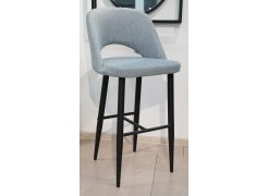 Барный стул Lars тёмно-серый / черный из шоурума 1
