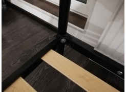 Односпальная кровать Фади 80х200 черная фото покупателя 1539